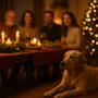 Noël : comment calmer un chien agité pendant le repas (sans crier)