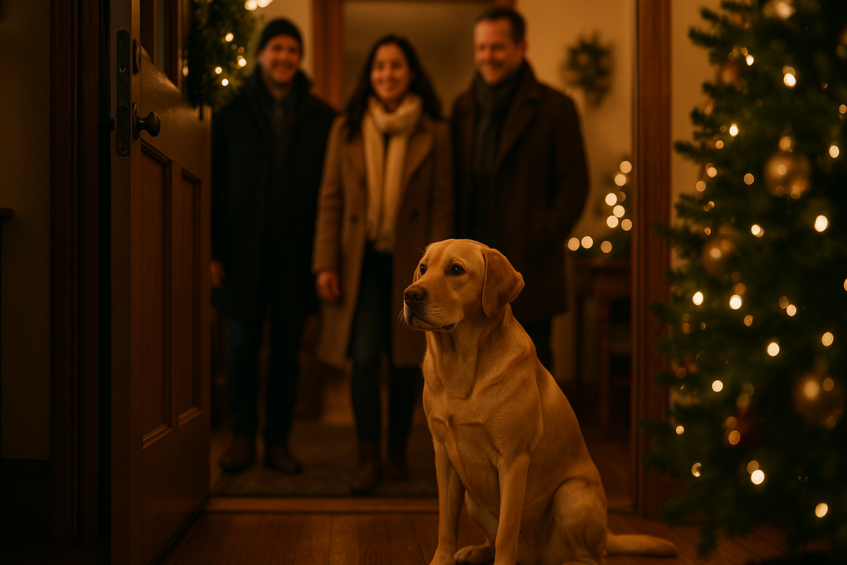 Noël : comment empêcher votre chien de sauter sur les invités (sans le gronder)
