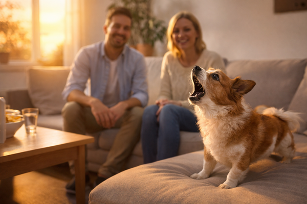 Mon chien aboie quand il y a des invités : comment retrouver le calme à la maison