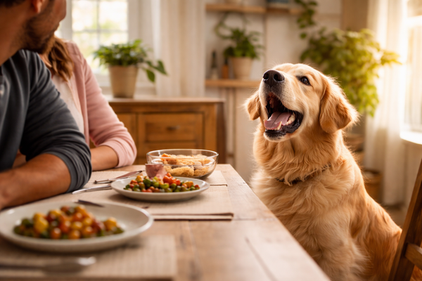 Mon chien aboie à table : comment retrouver des repas plus calmes