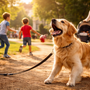 Mon chien aboie sur les enfants et les poussettes : comment retrouver des promenades plus sereines