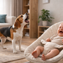 Mon chien aboie quand bébé pleure ou qu’un enfant crie : comment retrouver le calme à la maison