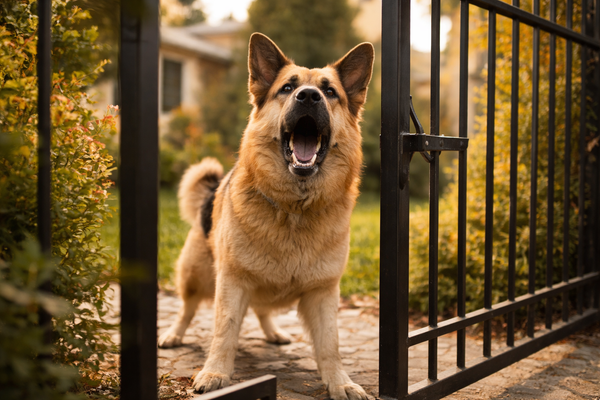 Mon chien aboie au portail ou derrière la clôture : comment retrouver le calme dans le jardin