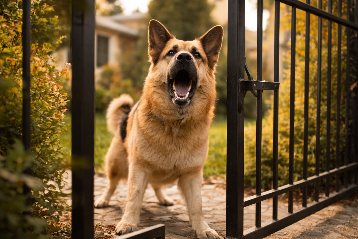 Mon chien aboie au portail ou derrière la clôture : comment retrouver le calme dans le jardin