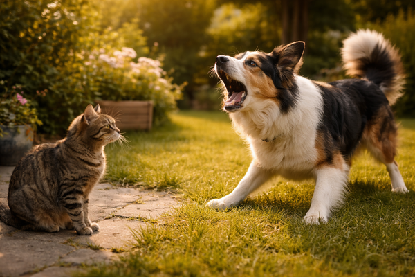 Mon chien aboie sur les chats et les oiseaux : comment le calmer sans cris ni tension