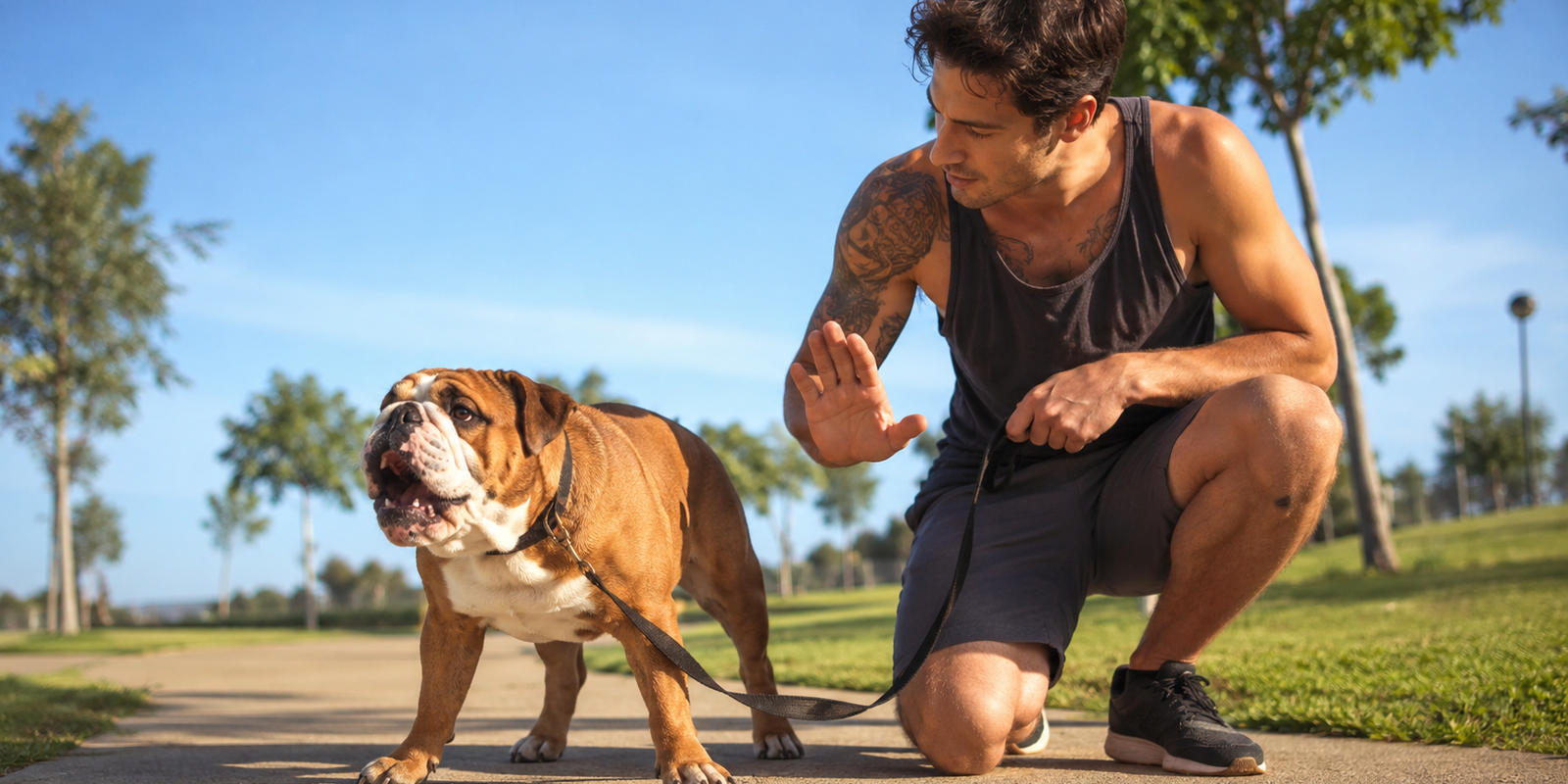 Bulldog Anglais qui aboie beaucoup : comment l’aider à redescendre sans l’exciter davantage ?