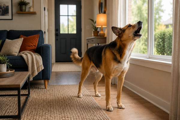 Mon chien aboie quand la maison redevient silencieuse : comment l’aider à ne pas rester en alerte ?