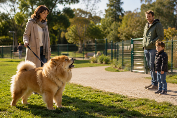 Chow Chow qui aboie beaucoup : comment calmer sa vigilance sans le braquer ?