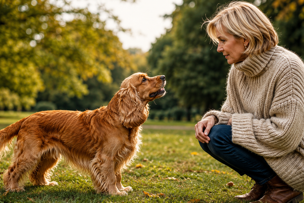 Cocker Anglais qui aboie beaucoup : comment calmer son excitation sans casser sa joie ?