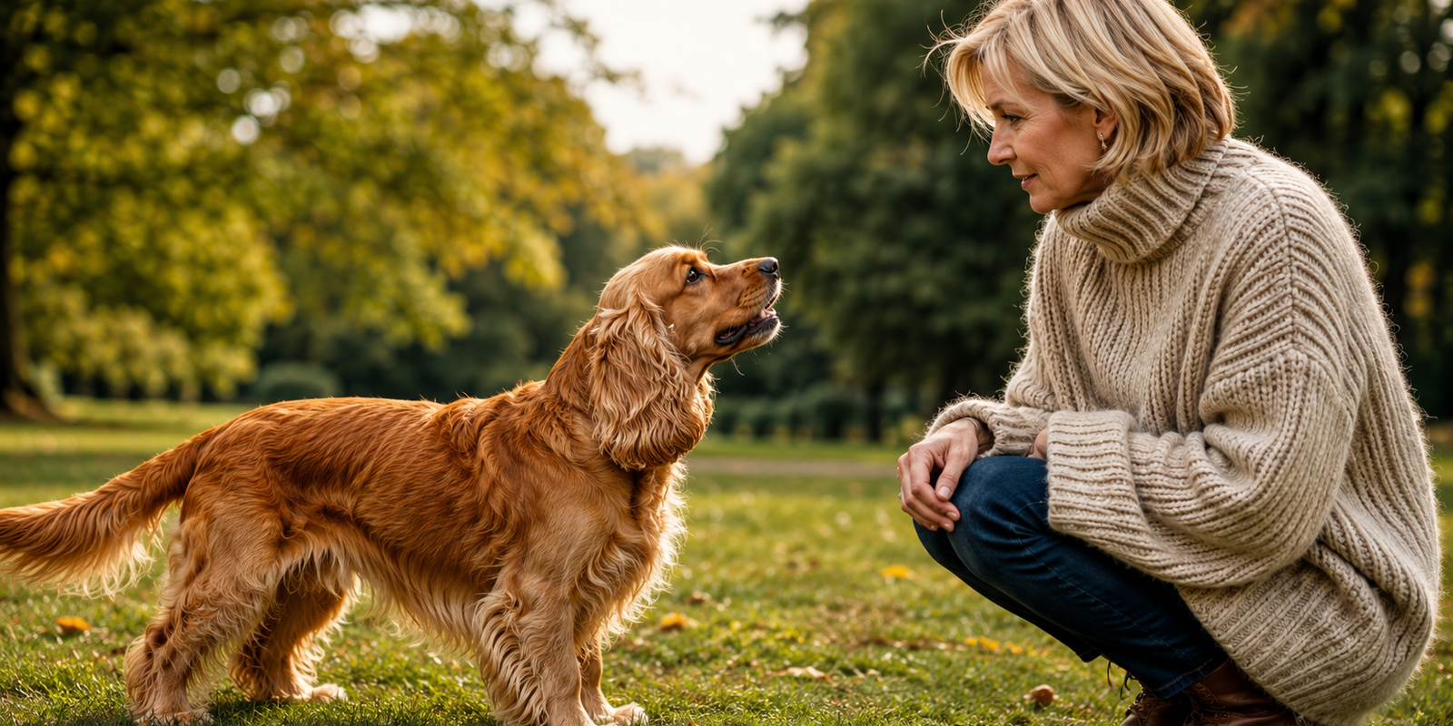 Cocker Anglais qui aboie beaucoup : comment calmer son excitation sans casser sa joie ?