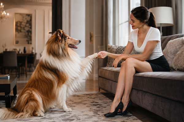 Collie à poil long qui aboie beaucoup : comment calmer son alerte sans saturer sa sensibilité ?