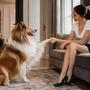 Collie à poil long qui aboie beaucoup : comment calmer son alerte sans saturer sa sensibilité ?