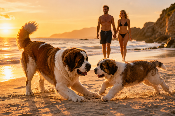 Saint-Bernard qui aboie beaucoup : comment calmer son alerte sans créer de tension ?