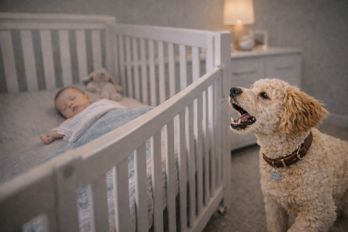 Chien qui aboie pendant la sieste du bébé : comment retrouver le calme à la maison