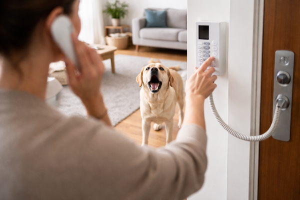 Chien qui aboie à l’interphone : que faire ?