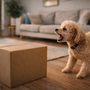 Mon chien aboie sur les cartons ou les colis : comment le calmer sans faire monter la scène