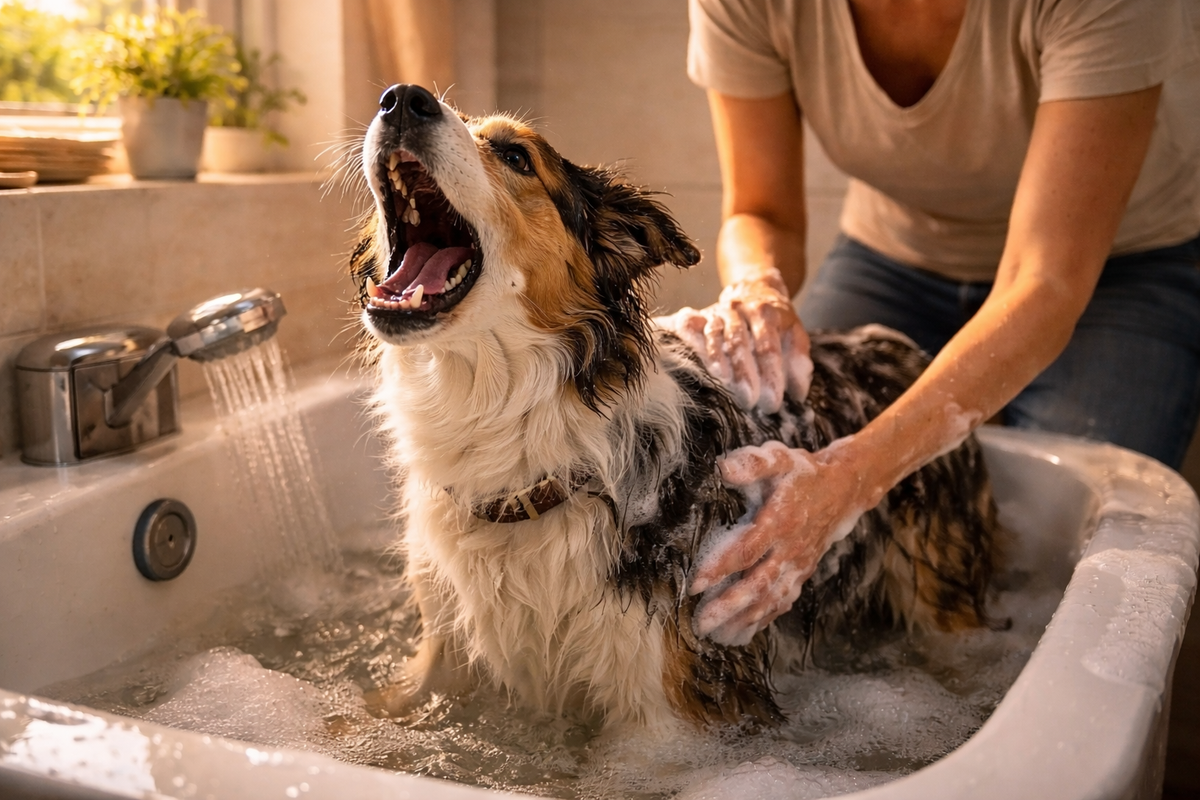 Mon chien aboie pendant les soins : comment couper les griffes ou le brosser sans conflit