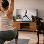 Mon chien aboie quand je fais du sport à la maison : comment le calmer