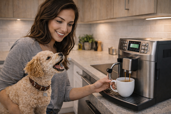 Mon chien aboie à la machine à café ou au moulin : comment retrouver des matins plus calmes