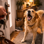 Mon chien aboie quand je rentre à la maison : comment retrouver un accueil calme