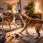 Mon chien aboie sur son reflet dans le miroir ou la vitre : comment retrouver le calme