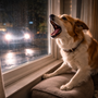Mon chien aboie sur les ombres, les phares ou les lumières la nuit : comment retrouver le calme