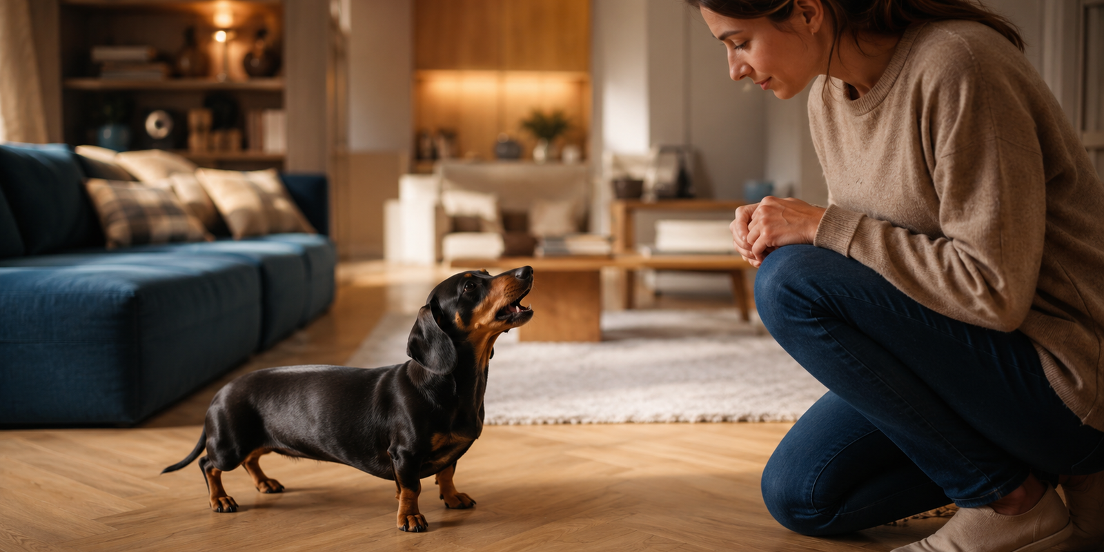 Teckel qui aboie beaucoup : comment calmer son alerte sans casser son caractère ?